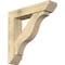 Ekena Millwork Funston Slat Rough Sawn Bracket w/ Offset Brace, Douglas Fir, 6"W x 26"D x 26"H BKT0604X26X26FST06RDF - alternate 1